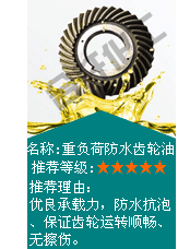 長(zhǎng)沙合軒化工推薦—重負(fù)荷工況用油脂推薦—重負(fù)荷防水齒輪油