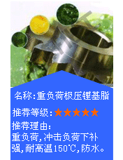 長(zhǎng)沙合軒化工推薦—重負(fù)荷工況用油脂推薦—重負(fù)荷極壓鋰基脂